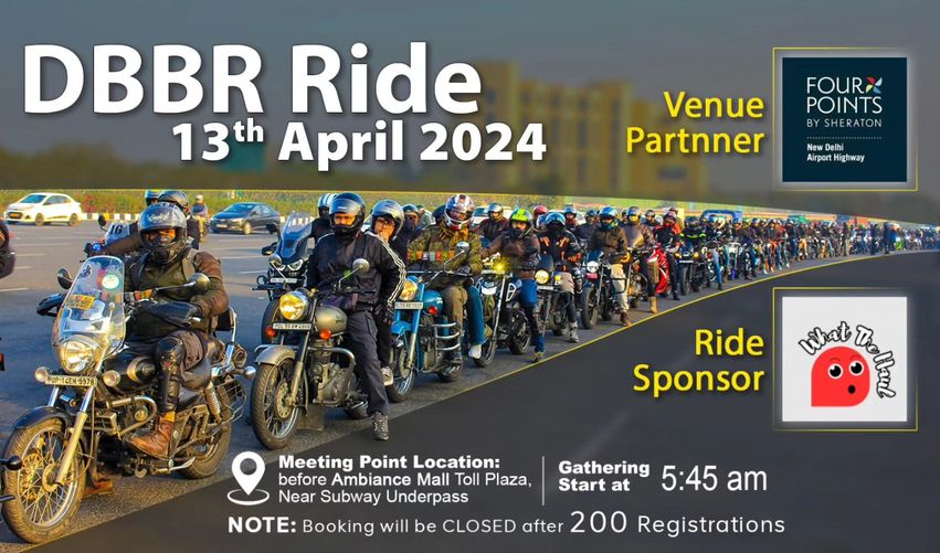 DBBR Ride, 13th April