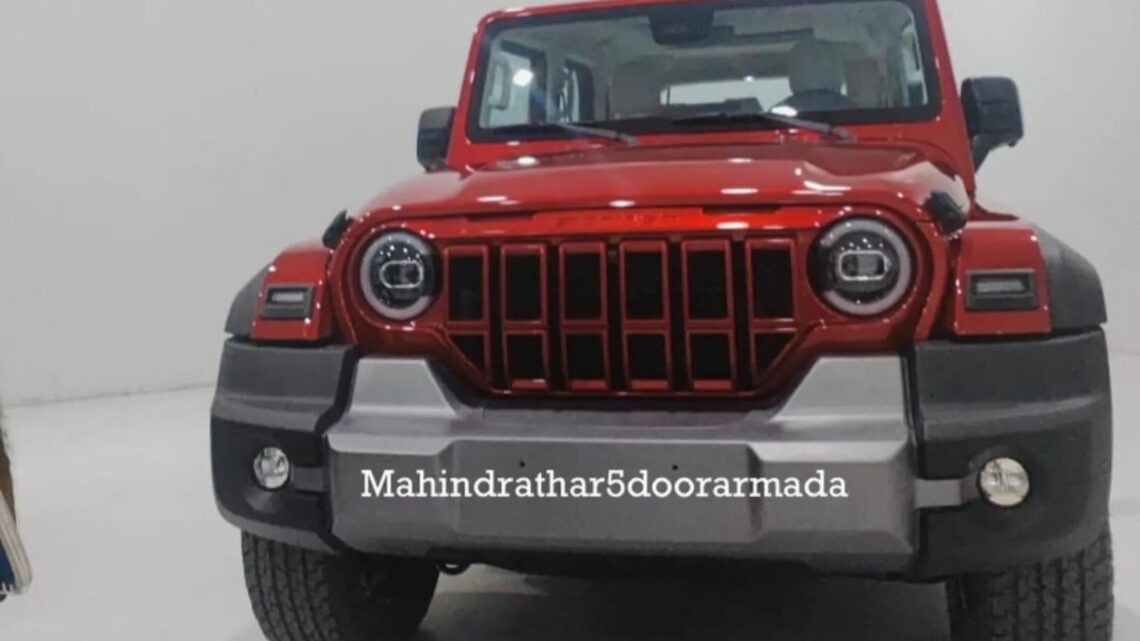 New Mahindra Thar 5-door Images Got Leaked Online